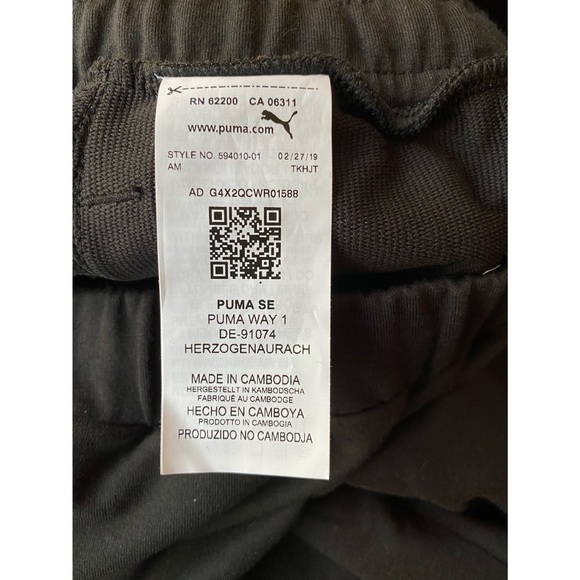 Puma Stretch Lite Pants Sweatpants Joggers Track Pants Lounge Pants - Picture 5 of 8